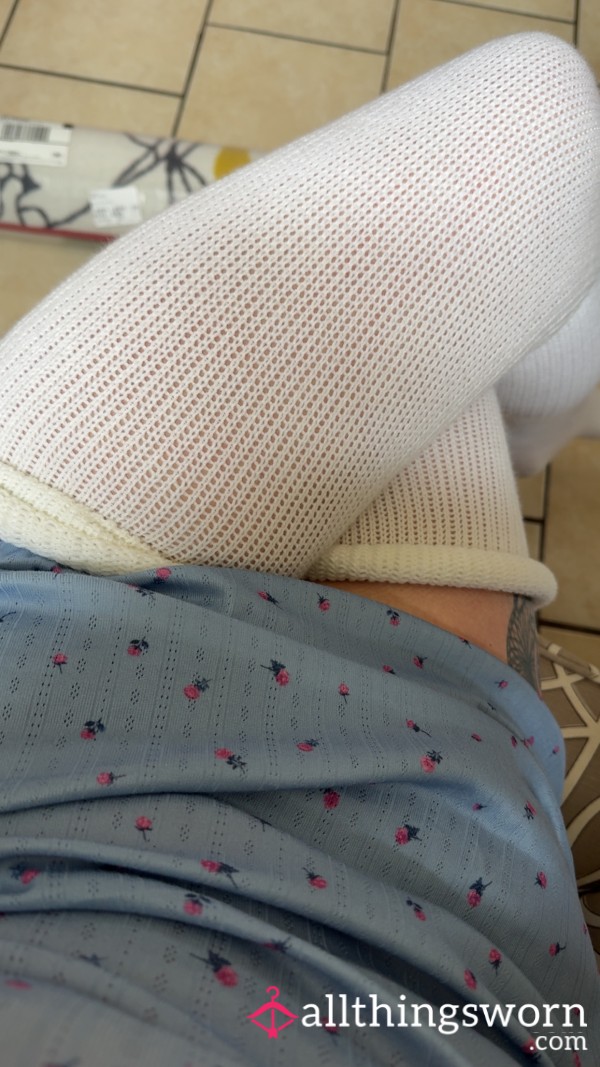 White Thigh High 2day W/ US Shipping