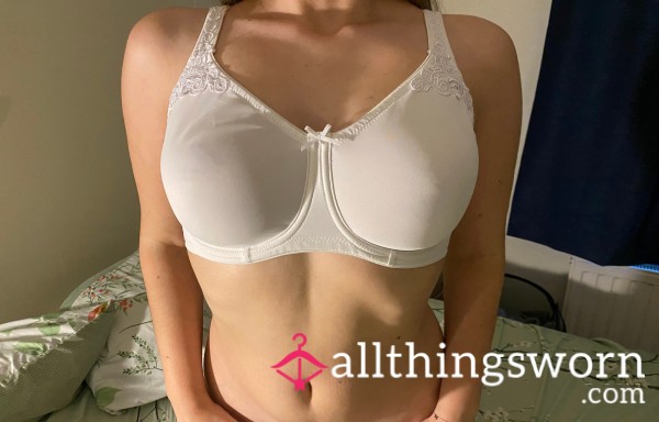 White Thin Bra