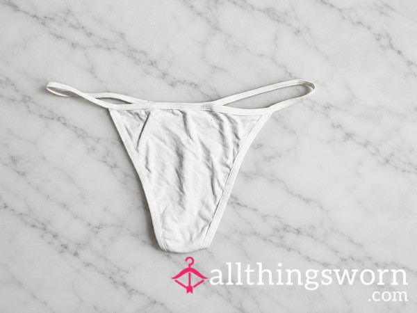 White Thong - G String