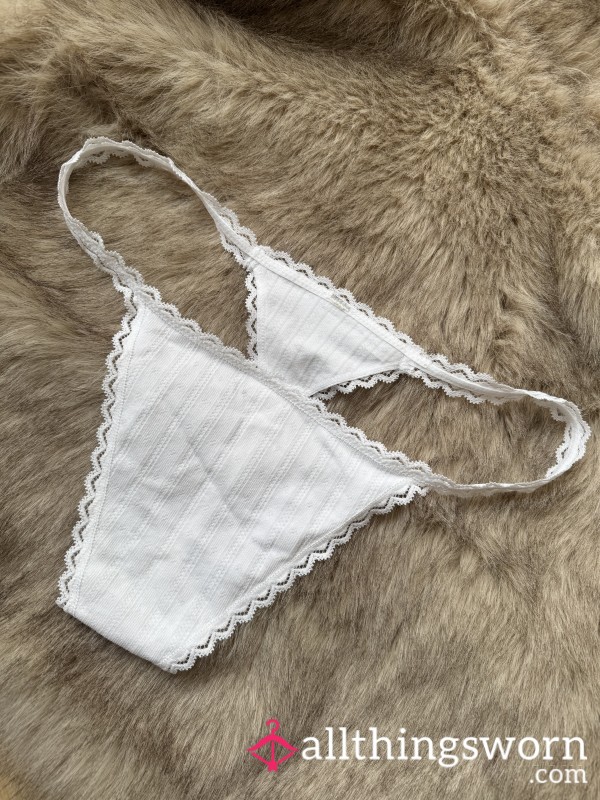 White Thong - Ready To Be Worn