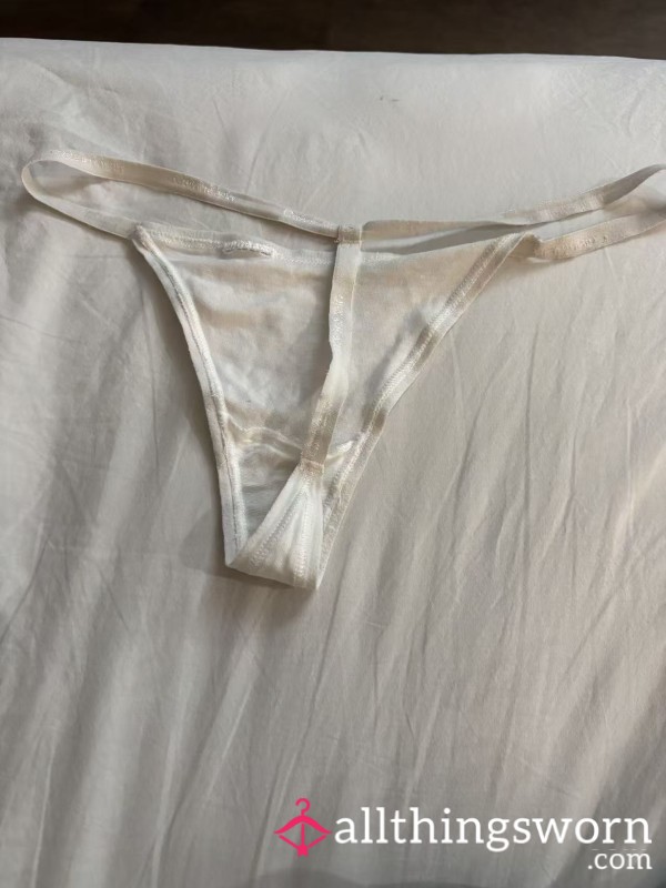White Thong S**y Panty