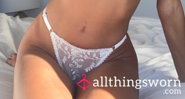 White Thong Worn Or Washed Buys Choice