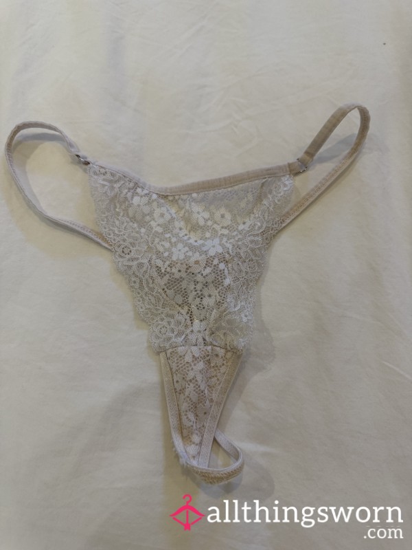 White Thong X