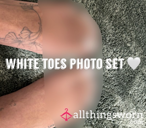 White Toe Lover Photo Set