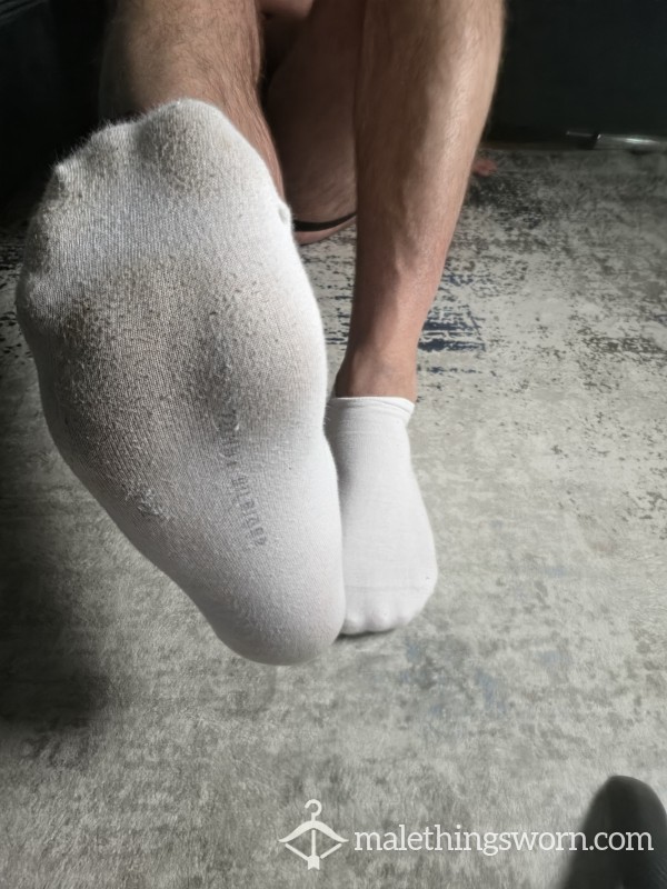 White Tommy Hilfiger Ankle Socks - Worn & Scented