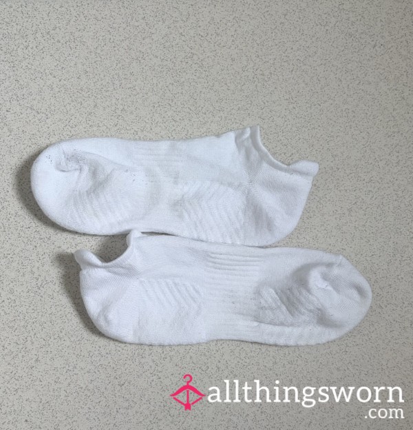 White Trainer Socks