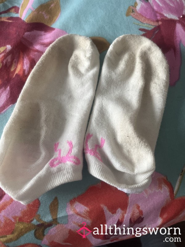 White Trainer Socks