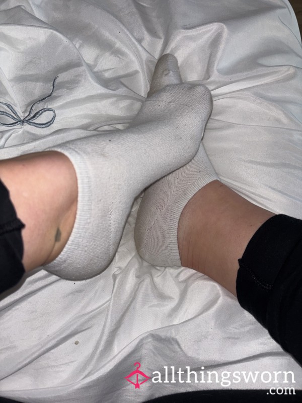 White Trainer Socks -24 Hour Wear