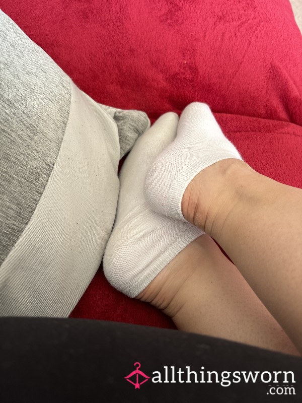White Trainer Socks