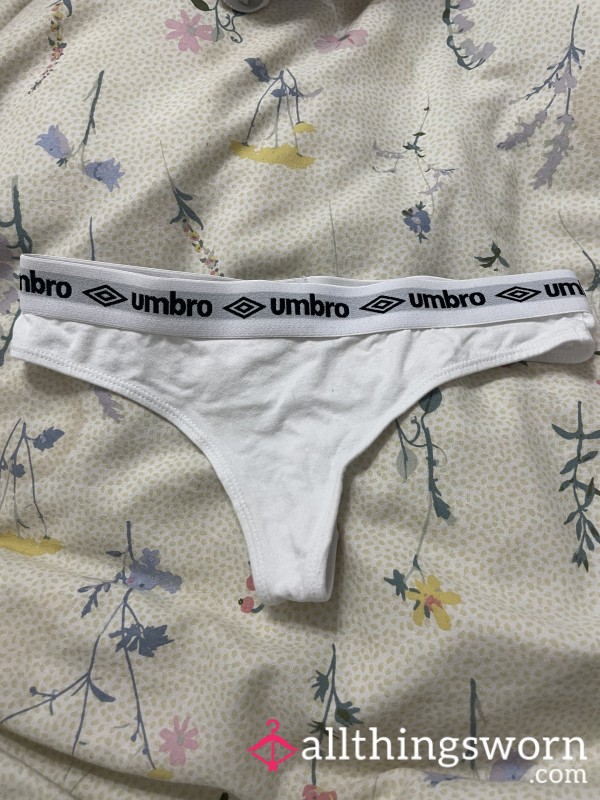White Umbro Thong 🤍