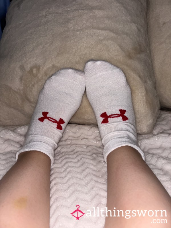 White Under Armour Socks