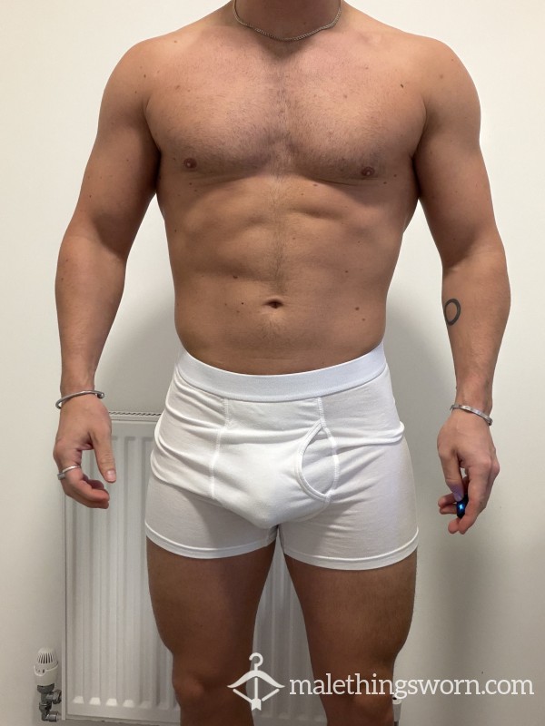 White Uniqlo Boxers 🔥 SOLD