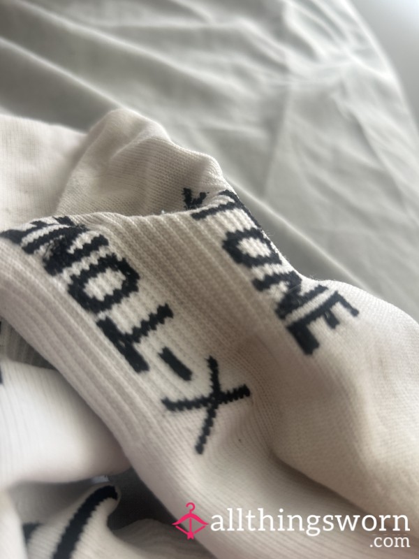 White Used Socks