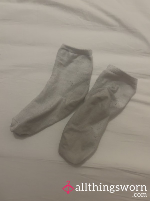 White Used Socks