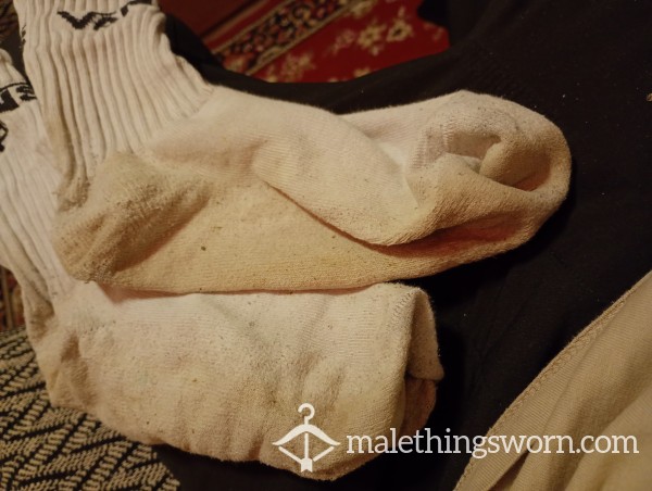 White Vans Socks Not Washed For Weeks