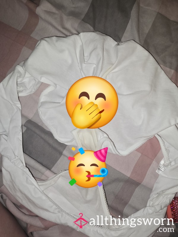 White, Very Curvy Size Full Back Pants