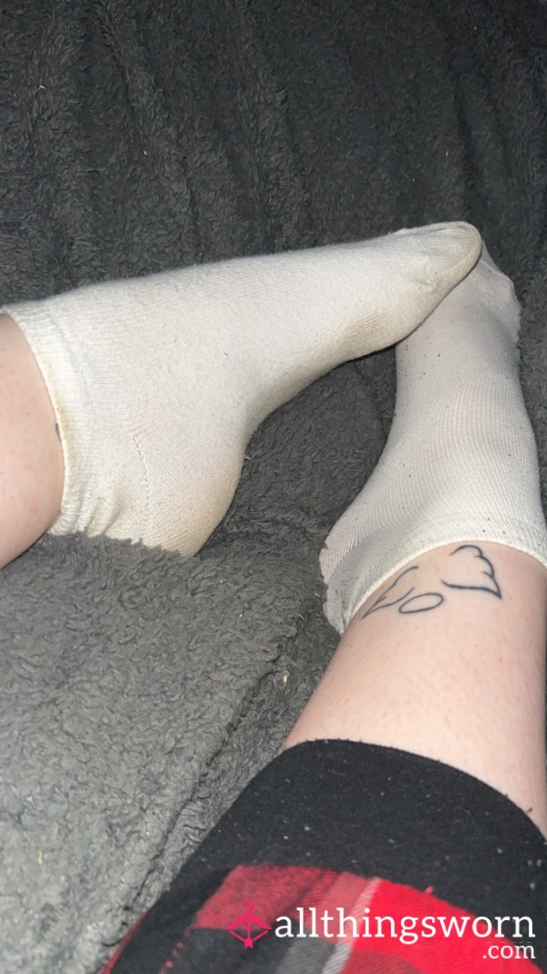 White, Well-worn Socks