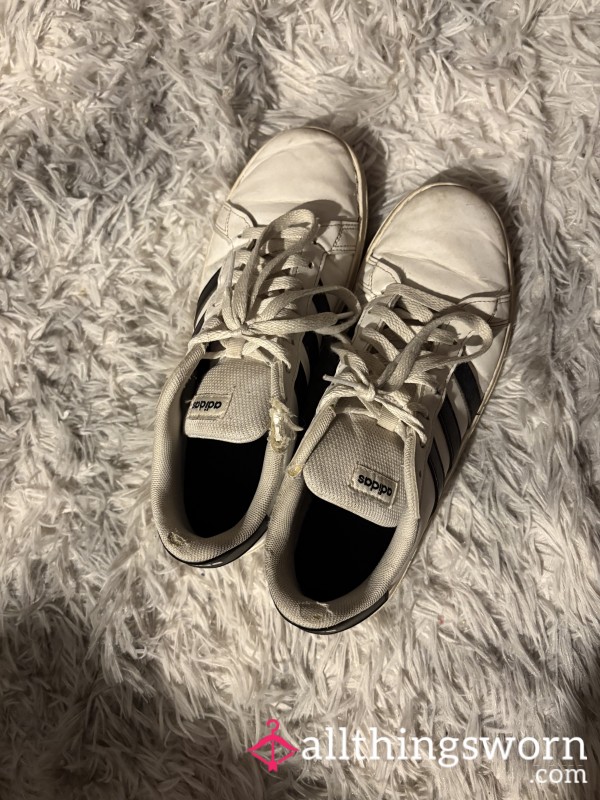 White With Black Accents Adidas