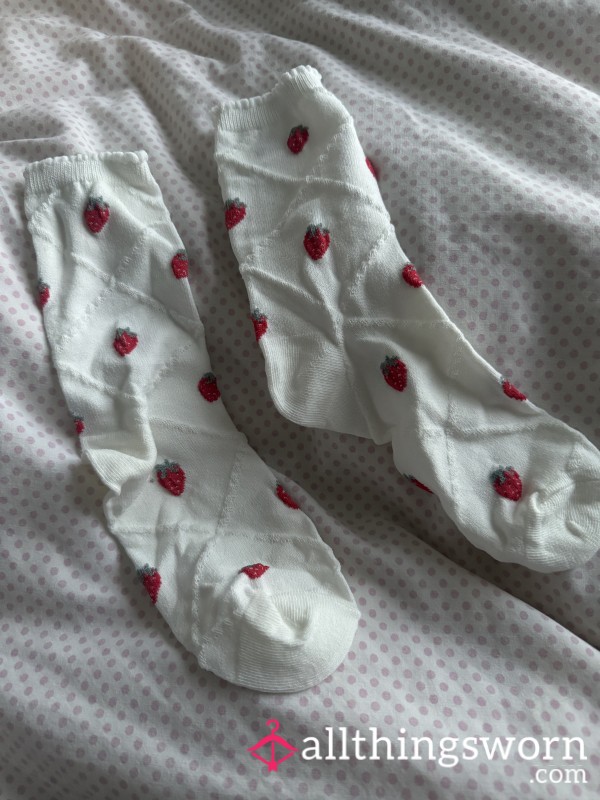 White With Red Socks