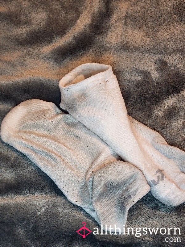 White Work Socks