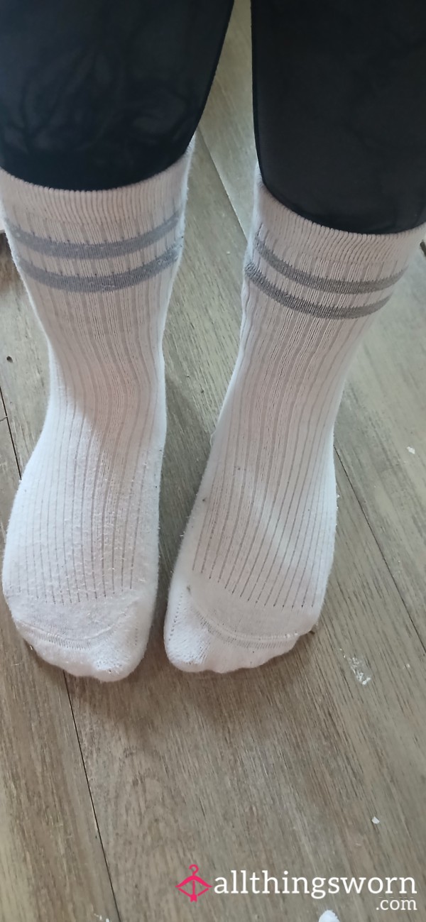White Work Socks