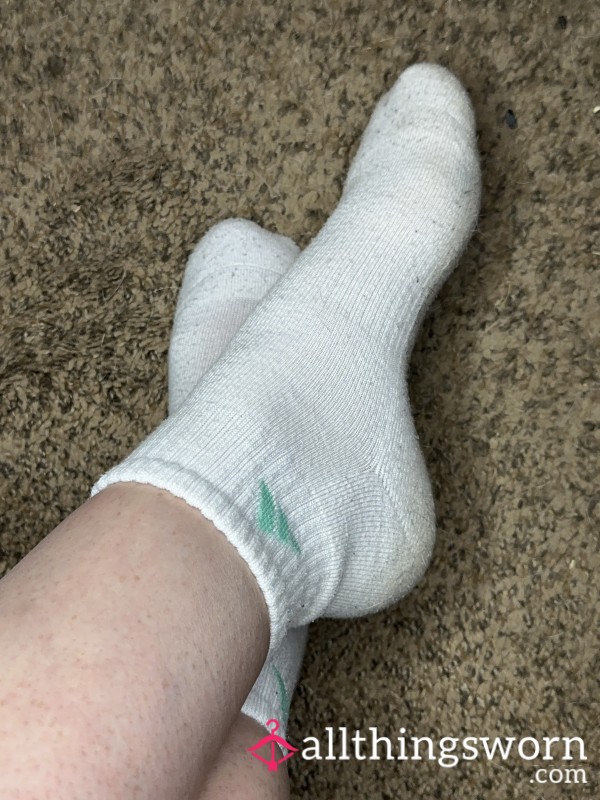 White Work Socks For A Dirty Girl.