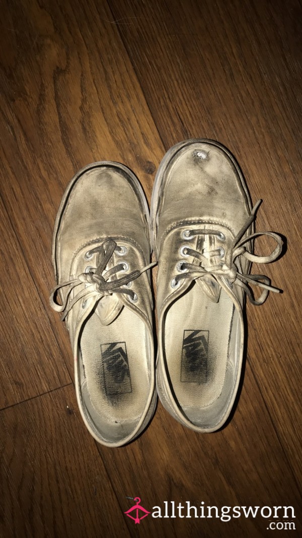 White Work Vans