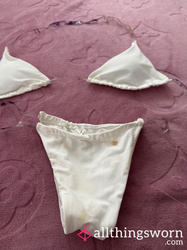 White Worn Kini