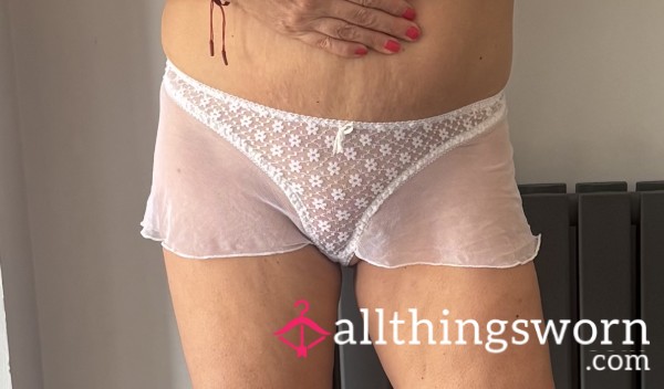 White Worn Knickers