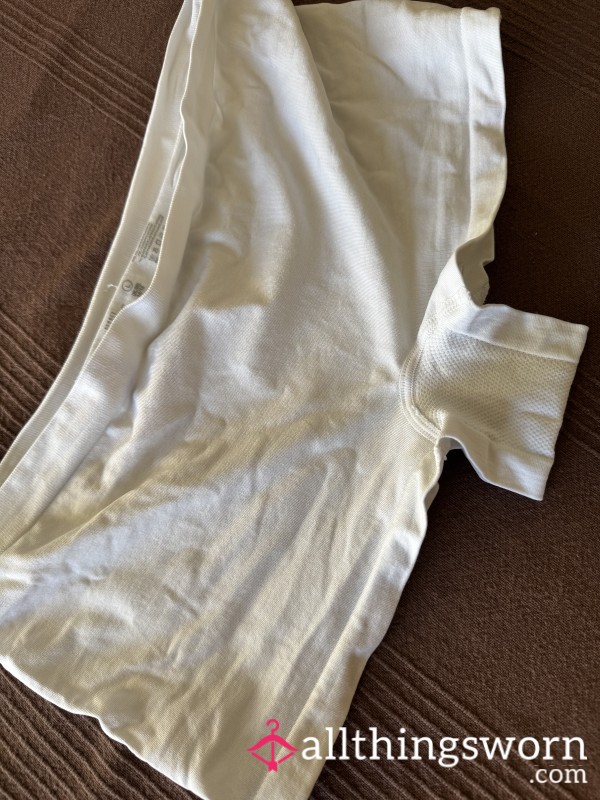 White Worn Panties On Run Today , Very Sweaty Xx