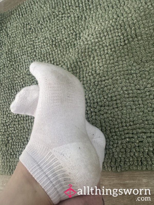 White Worn Socks 🤍