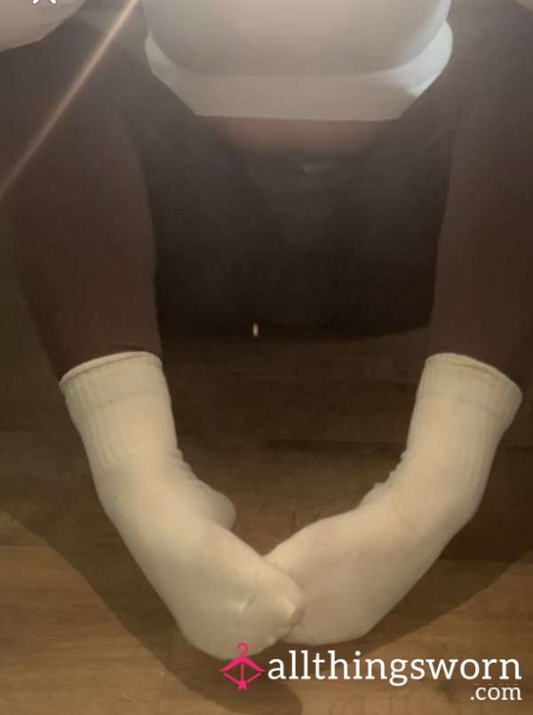 White Worn Socks X