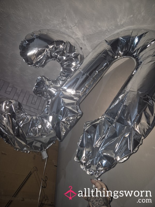 Who Wants A Humiliation Vid With My 30th Ballons You Big Loser! With A Helium Voice