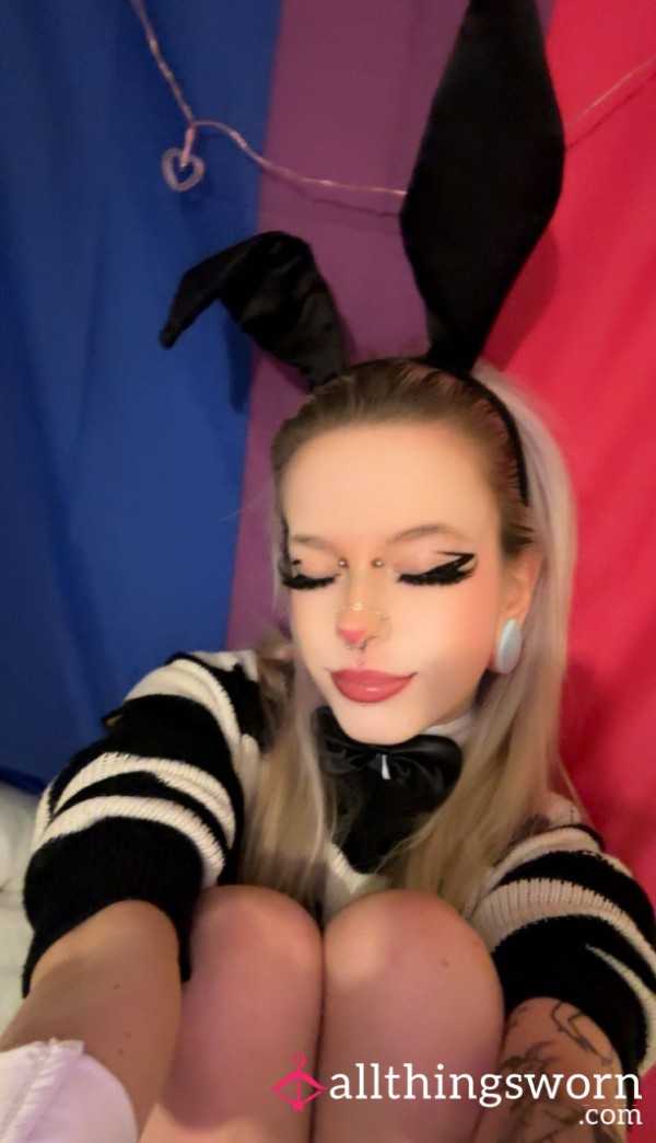 Who Wants To See What Bunny Has Underneath🐰