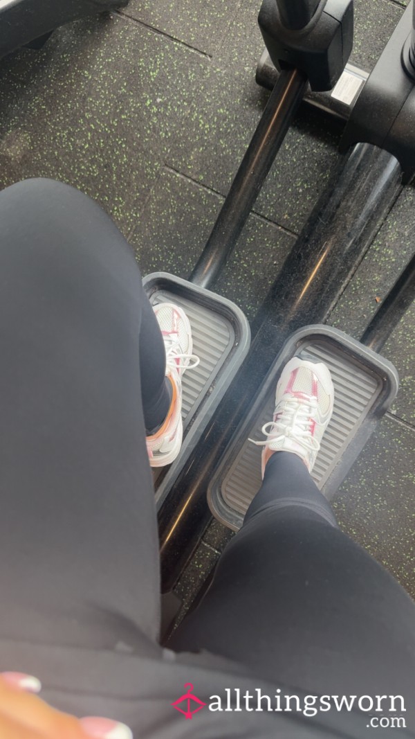 Who Would Like To Buy This Hot Sweaty Stinky Gym Pants Off Me After Working Out For A Whole Hour With No Panties On Then??? 😈