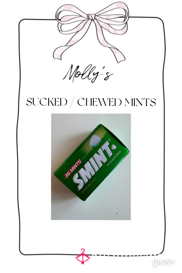 Whole Tin Sucked / Chewed , Spat Out Mints