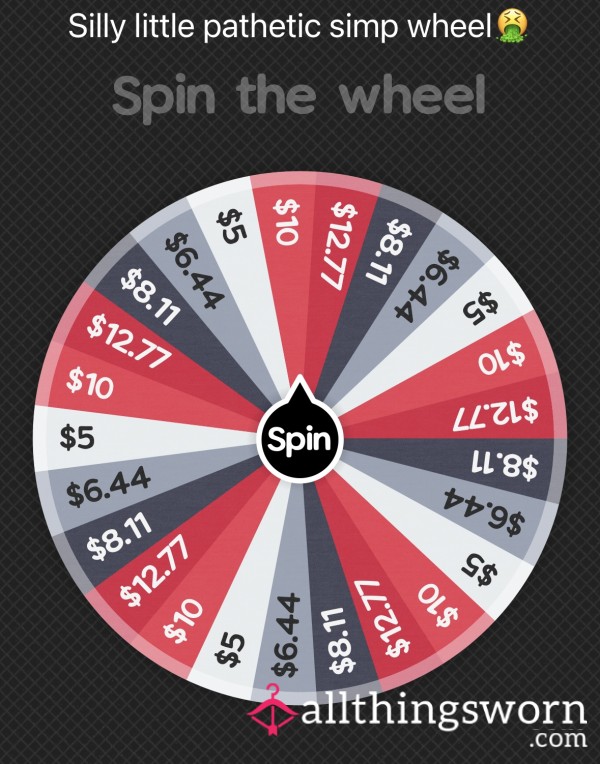 Who’s Ready For A Pathetic Little Simp Wheel Drain? Skint Little Piggy🐽