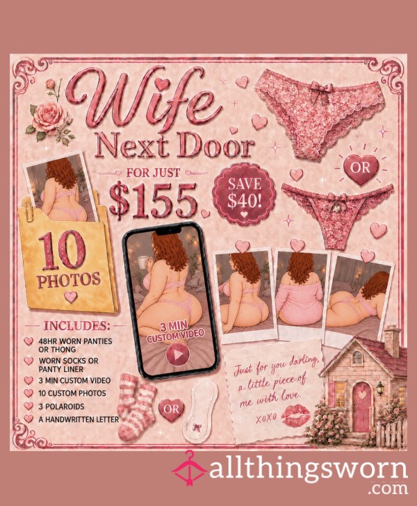 🏡💕 Wife Next Door – Sweet, Genuine & Just For You 💕🏡