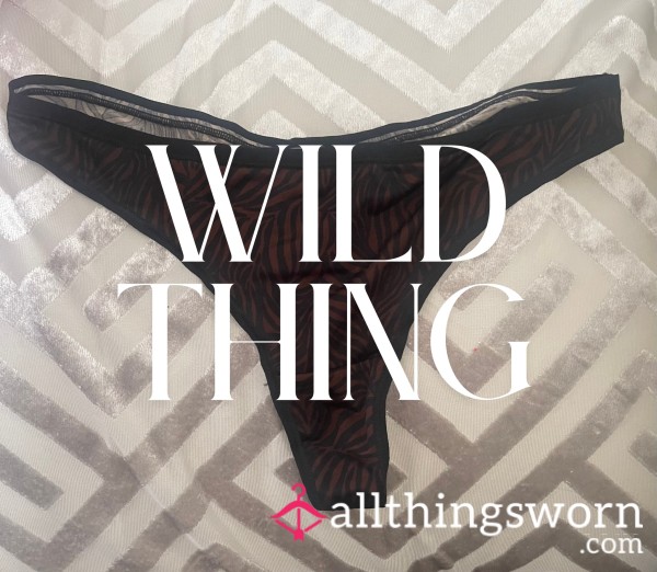 Wild Thing: Animal Print M&S Thong 🐾