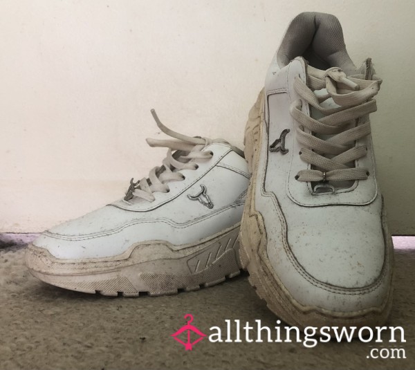 Windsor Smith White Sneakers 👟✨ Worn By Me, Obsessed Over By You