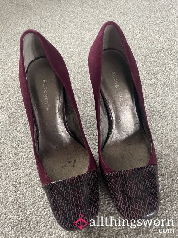 🍷 Wine Coloured Heels With Many Fun Stories