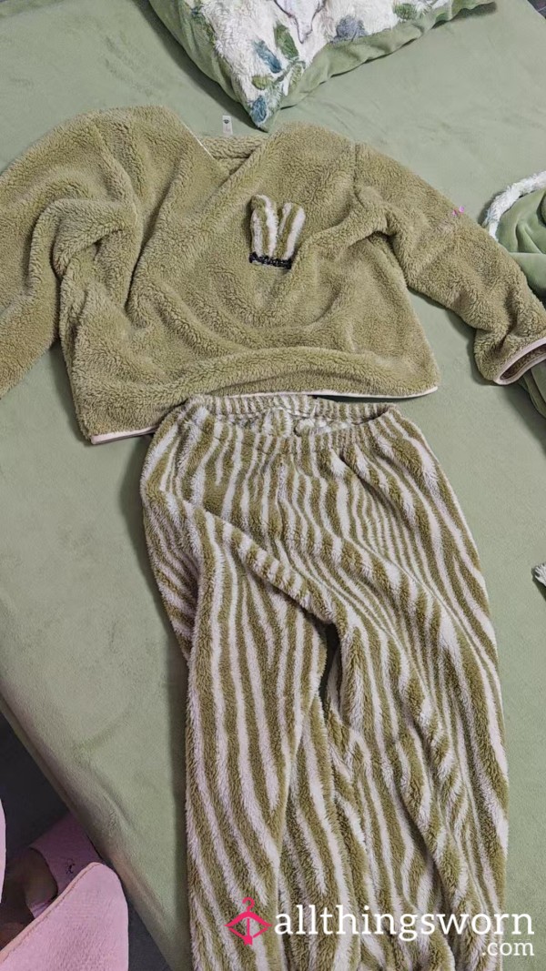 Winter Pure Cotton Plush Pajamas