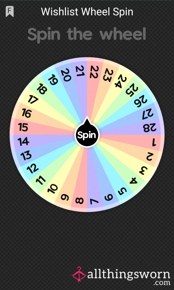Wishlist Wheel Spin