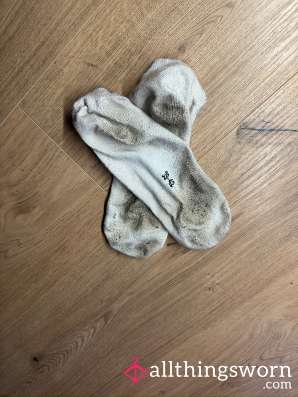 Withe Sneakers Socks