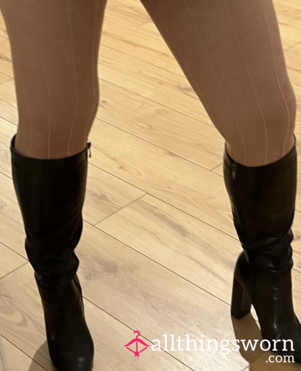 Wolford Striped Nylons