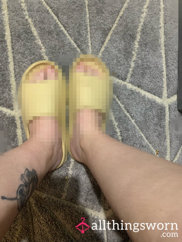 Womens Rubber Sliders UK6