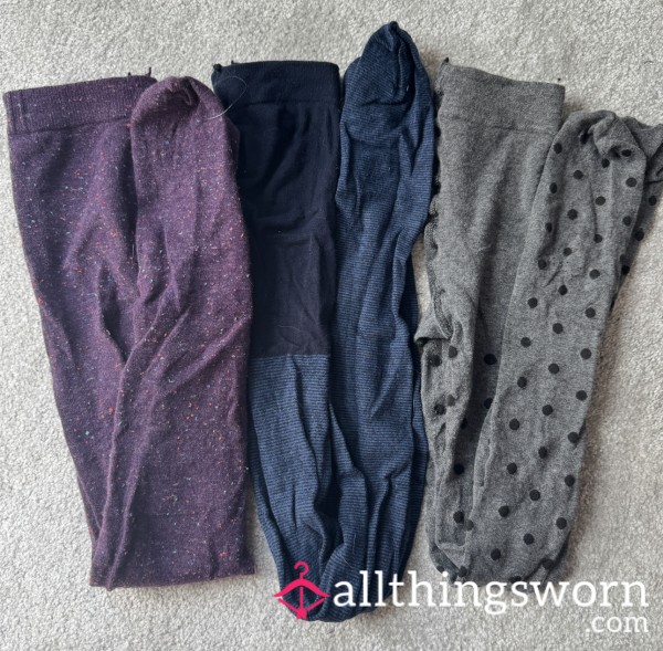 Wool Tights, Worn Just For You