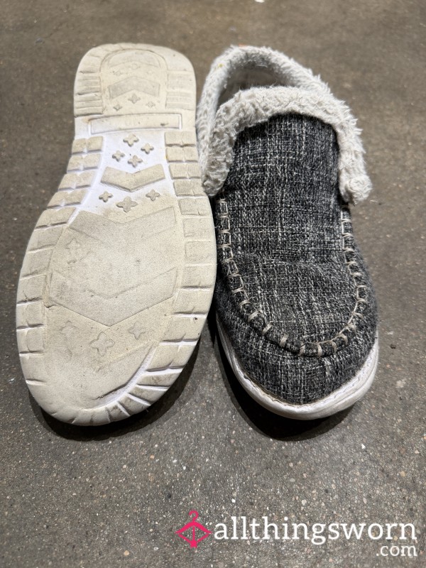 Wore Out Slip On Shoes