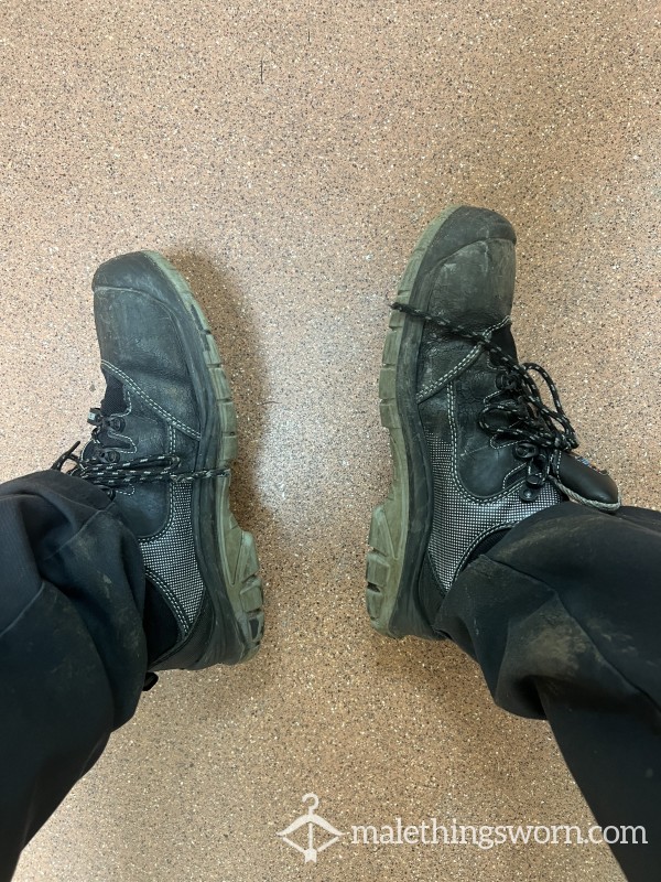 43EU Work Boots ➝ Socks ➝ Bare Feet 😈👣