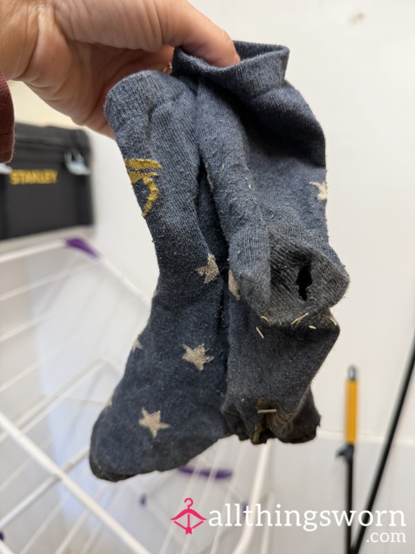 Work Dirty Socks With Holes